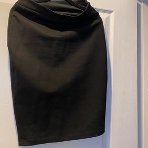 Black pencil skirt